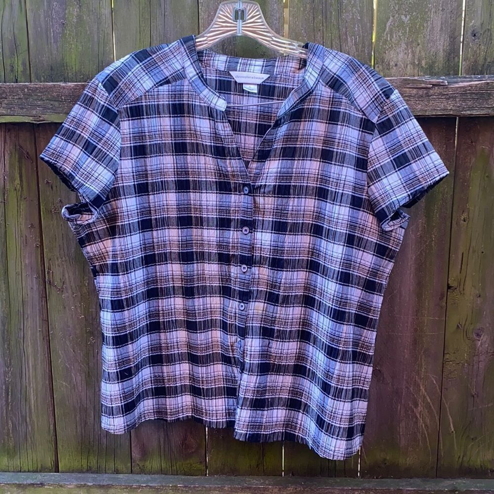*Lot of 2* Christopher & Banks button Down tops sz. XL